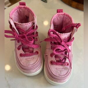 Kids Pink High-Top Sneakers Billy shoes size 6